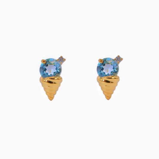 Everlasting Love Gift Box – Blueberry Cone Studs