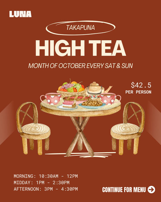 High Tea at Takapuna - Sunday 26 October 2025
